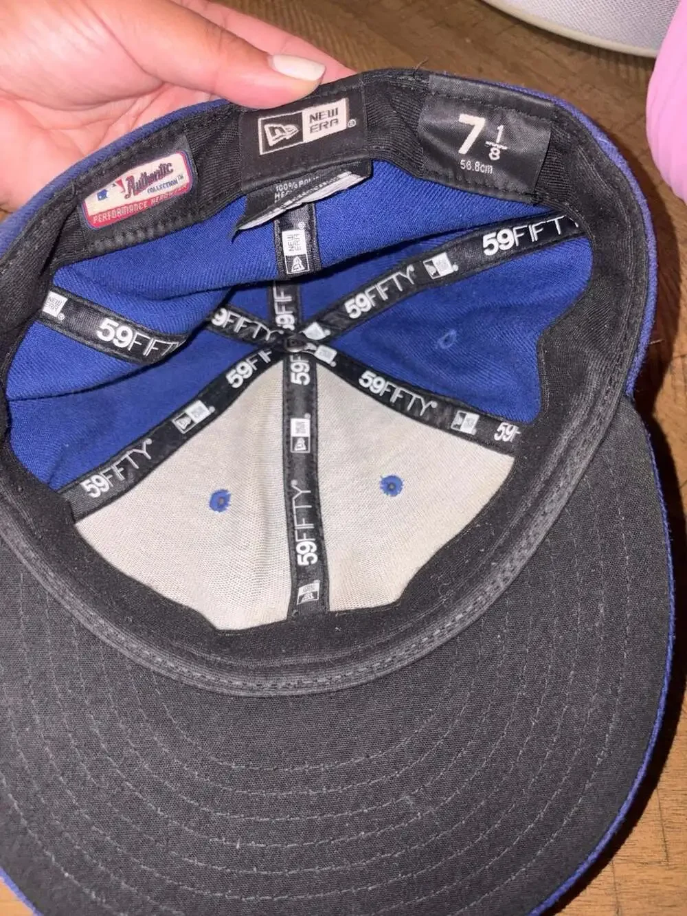 New Era Los Angeles Dodgers 59FIFTY Fitted Hat Size 7 1/8